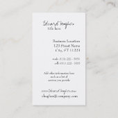 赤い納屋 名刺 (裏面)