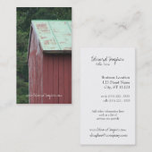 赤い納屋 名刺 (正面/裏面)