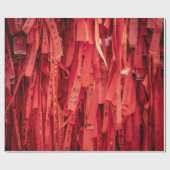 赤い紙 ラッピングペーパー (フラット)