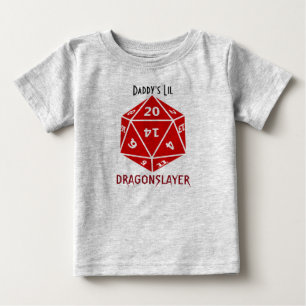 赤い素晴らしいギークの服装は死にます ベビーTシャツ