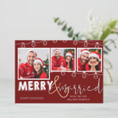 赤い素朴ストリングラメリーイトと結婚した写真 シーズンカード (スタンド正面)