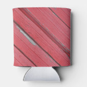 赤い素朴バーンウッドカントリーの結婚式の好意 缶クーラー (裏面)