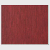 赤い素朴粒状の木の背景 ラッピングペーパー (フラット)