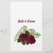 赤い結婚したまたは結婚したないシャワーゲームカード チラシ (裏面)