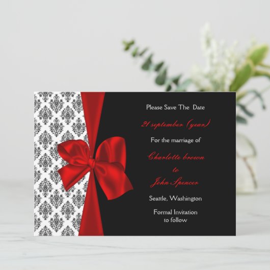 赤い結婚式は日付発表を保存する セーブザデート (スタンド正面)