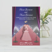 赤い絨毯 招待状 (スタンド正面)