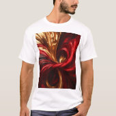 赤い絵のTシャツ Tシャツ (正面)