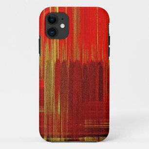 赤い絵画の芸術- iPhoneの場合 iPhone 11 ケース