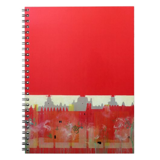 赤い絵画 ノートブック (正面)