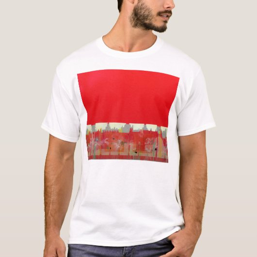 赤い絵画 Tシャツ (正面)