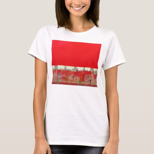 赤い絵画 Tシャツ (正面)