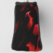 赤い網掛けの人工砂丘 ゴルフヘッドカバー (回転90)