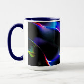 赤い網掛けの人工砂丘 マグカップ (左)