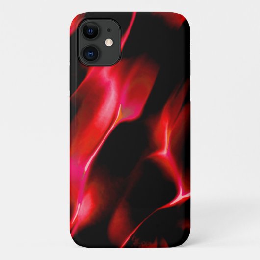赤い網掛けの人工砂丘 Case-Mate iPhoneケース (裏面)