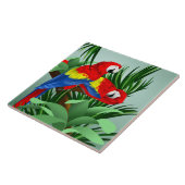 赤い緋色のマカーズ タイル (側面)