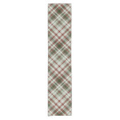 赤い緑と白のクリスマスプレゼント ショートテーブルランナー (正面)