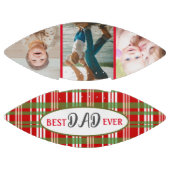 赤い緑のカントリープレイド最高のとパパの写真 アメリカンフットボール (パネル)