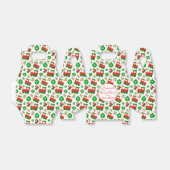 赤い緑のクリスマストラクター、ベリー、オーナメント フェイバーボックス (折り畳みなし)