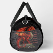 赤い緑のドラゴン、スピリットは誰にでも住むことができる ダッフルバッグ (右)