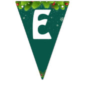 赤い緑のメリークリスマスパーティー バンティングフラッグ (第3の旗)