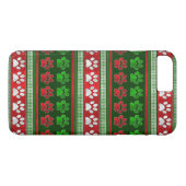 赤い緑の前部印刷パターンiPhone 7ケース Case-Mate iPhoneケース (裏面(横))