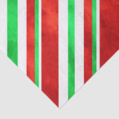 赤い緑の水の色キャンディーケインストライプ2 薄葉紙 (詳細)