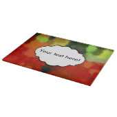 赤い緑の絵画 カッティングボード (角)