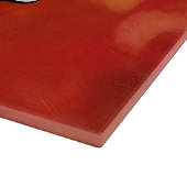 赤い緑の絵画 カッティングボード (角)