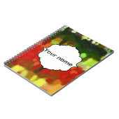 赤い緑の絵画 ノートブック (左側)