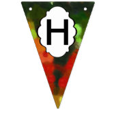 赤い緑の絵画 バンティングフラッグ (第2の旗)