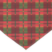 赤い緑の角度のモダンな休日の格子縞パターン テーブルクロス (アングル)