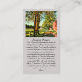 赤い緑の黄色で愛する記憶国の側 名刺 (正面)