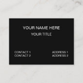 赤い緑の黒い市松模様にストライプ 名刺 (裏面)