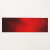 赤い線状の波 – Yoga Mat ヨガマット (正面(横))