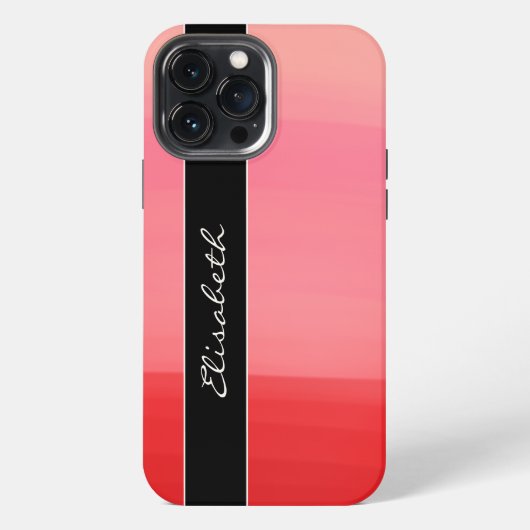 赤い線 iPhoneケース (裏面)
