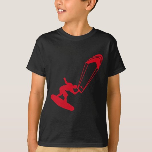 赤い縞 Tシャツ (正面)