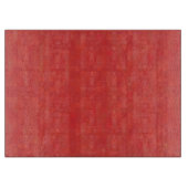 赤い繊細なミニマルエレガントスモダンパターン カッティングボード (正面)