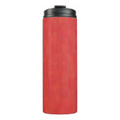 赤い繊細なミニマルエレガントスモダンパターン タンブラー (正面)