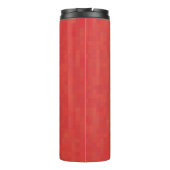 赤い繊細なミニマルエレガントスモダンパターン タンブラー (裏面)