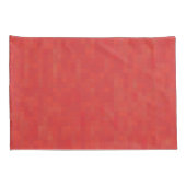 赤い繊細なミニマルエレガントスモダンパターン 枕カバー (裏面-右)