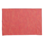 赤い繊細なミニマルエレガントスモダンパターン 枕カバー (正面右)