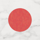 赤い繊細なミニマルエレガントラパターンモダンパーティー コンフェッティ (スモール正面)