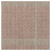 赤い繰り返し模様の包装紙で、 ファブリック (クローズアップ)