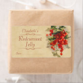 赤い缶詰ラベル ラベル (インサイチュ)