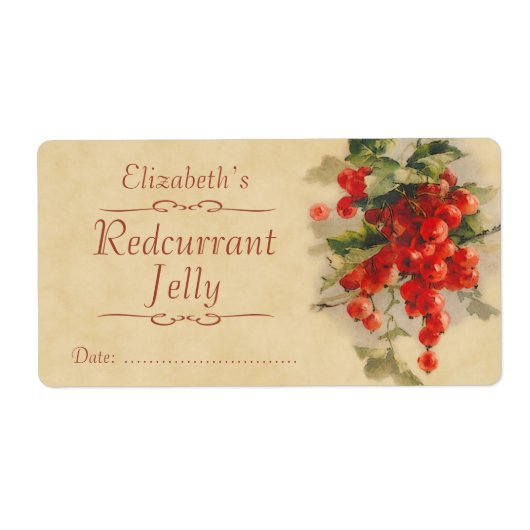 赤い缶詰ラベル ラベル (正面)