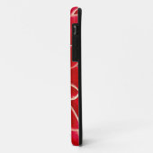 赤い美しいフローラ花芽明るく咲く Case-Mate iPhoneケース (裏面/左)