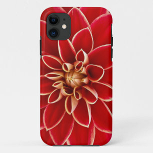 赤い美しいフローラ花芽明るく咲く iPhone 11 ケース
