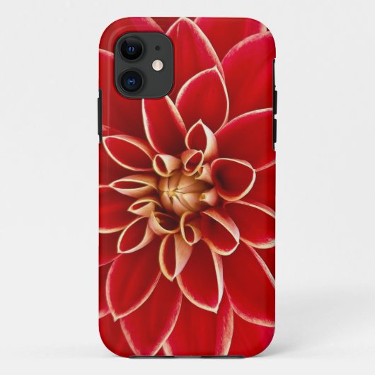 赤い美しいフローラ花芽明るく咲く Case-Mate iPhoneケース (裏面)