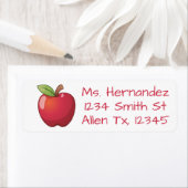 赤い美味しいリンゴ ラベル (インサイチュ)