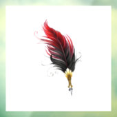 赤い羽根ペン(金ゴールドペン) ウィンドウサイン (シート3)